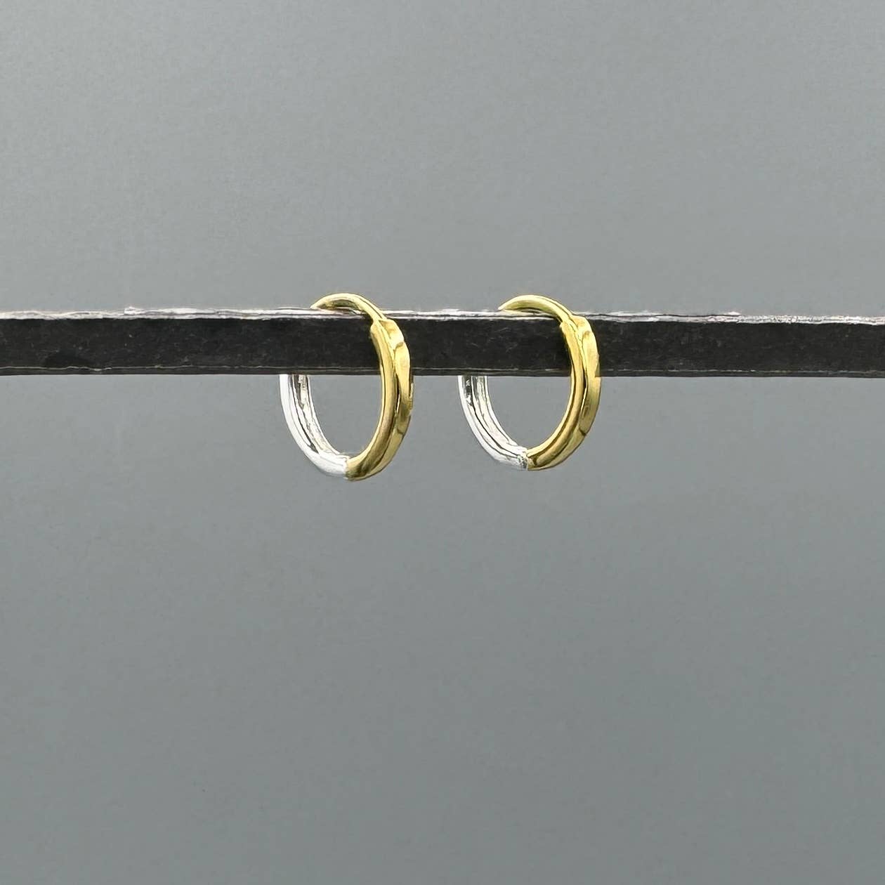 Reversible Silver & Gold Hoops