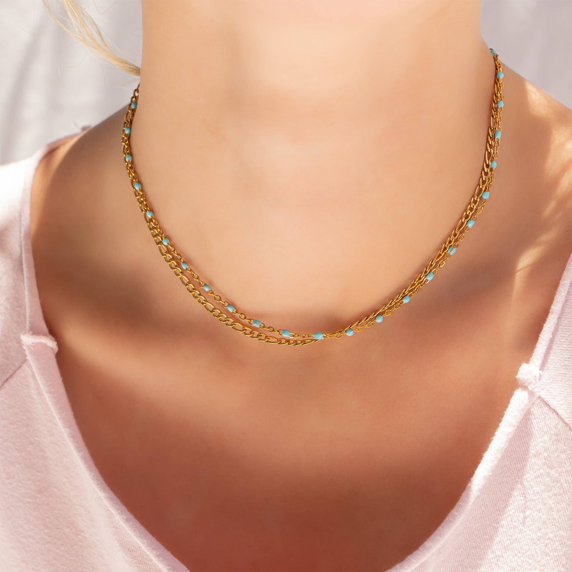 Turquoise Chain Necklace