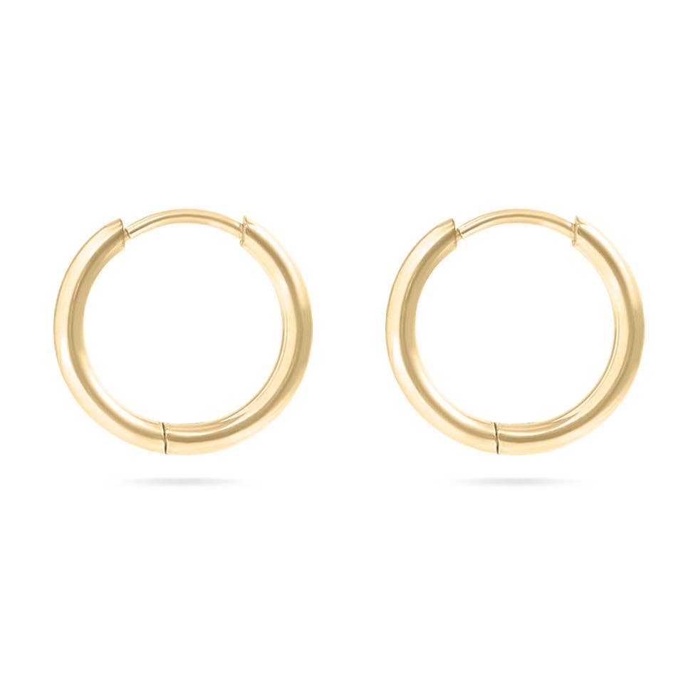 Classic Hoop Huggie Earrings
