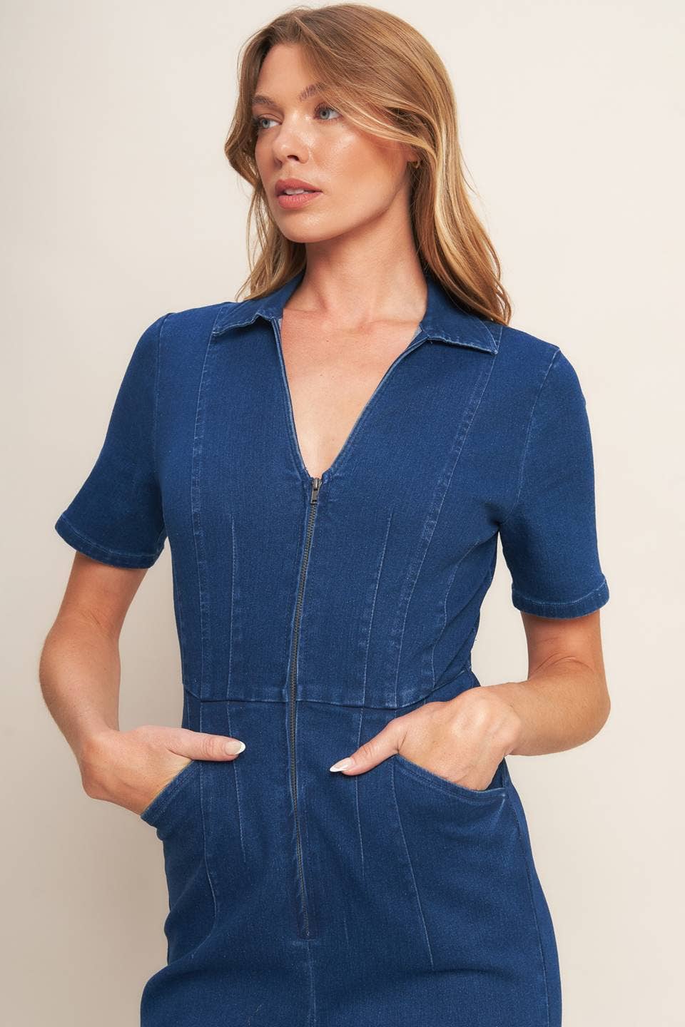 Fulcrum Denim Jumpsuit