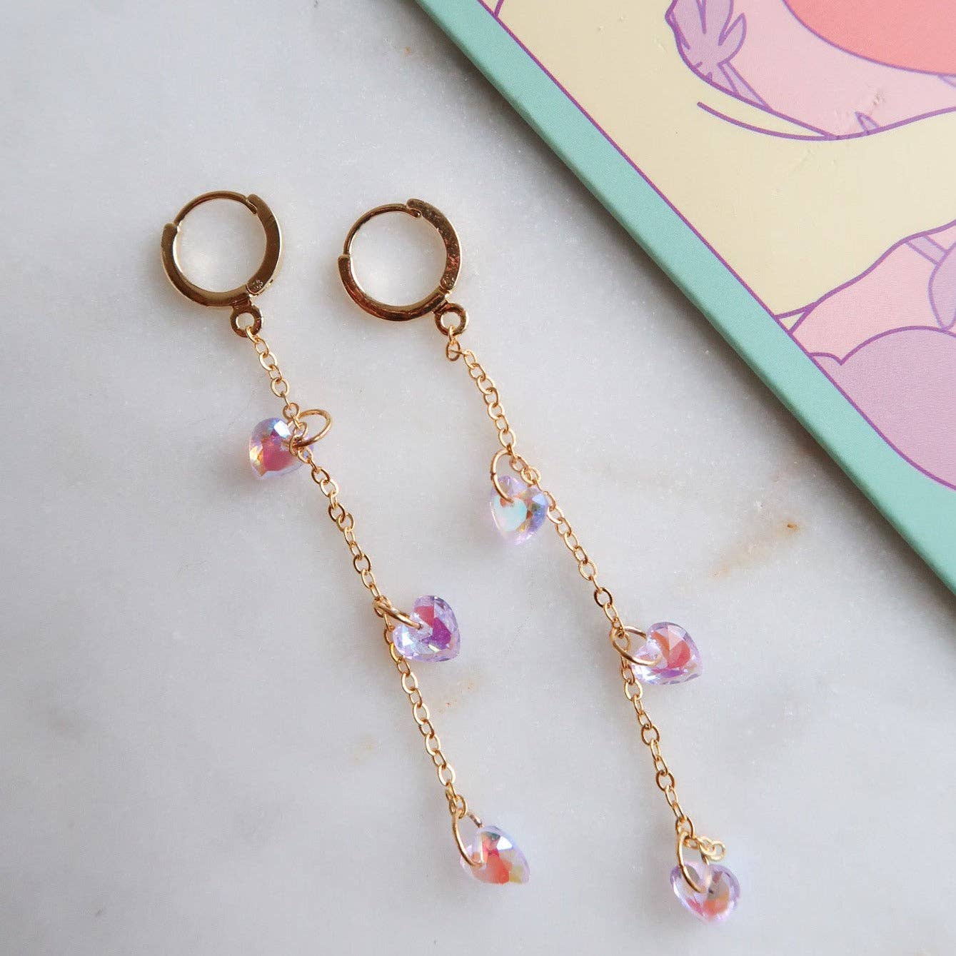 Chain of Hearts Earrings