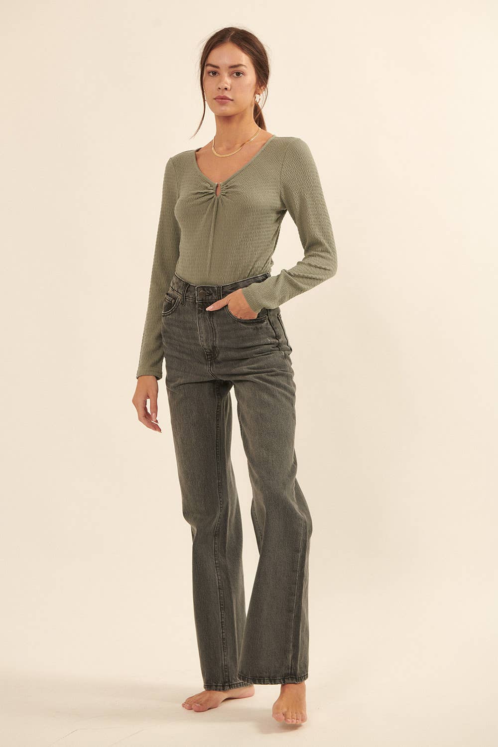 Messenger Long Sleeve Bodysuit