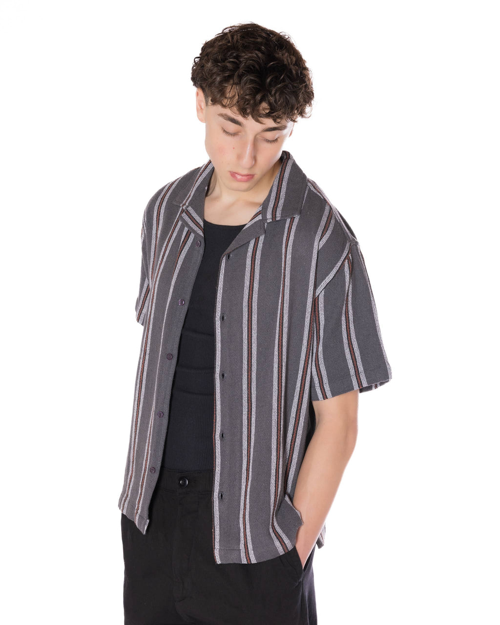 Jupiter Textured Striped Shirt