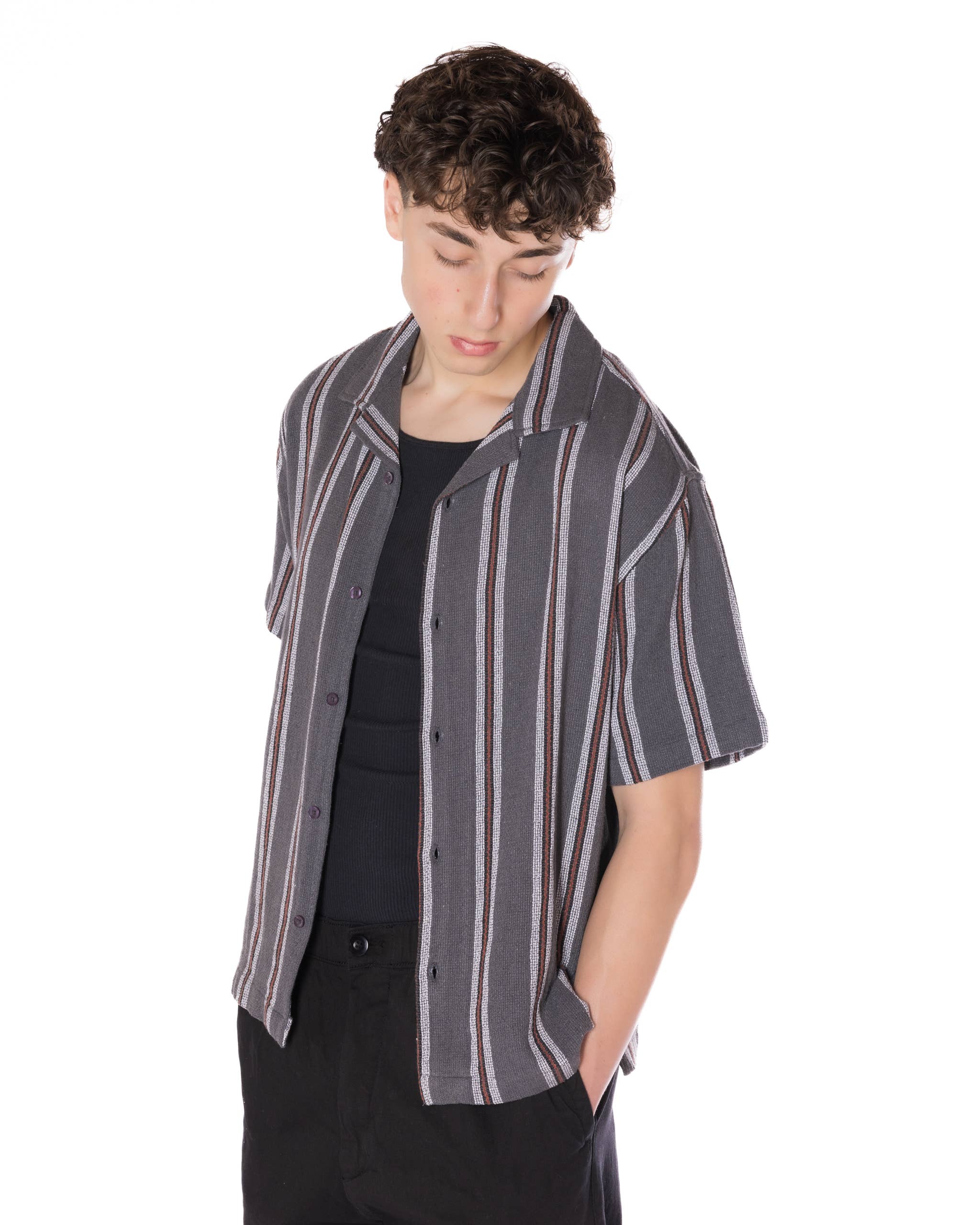 Jupiter Textured Striped Shirt