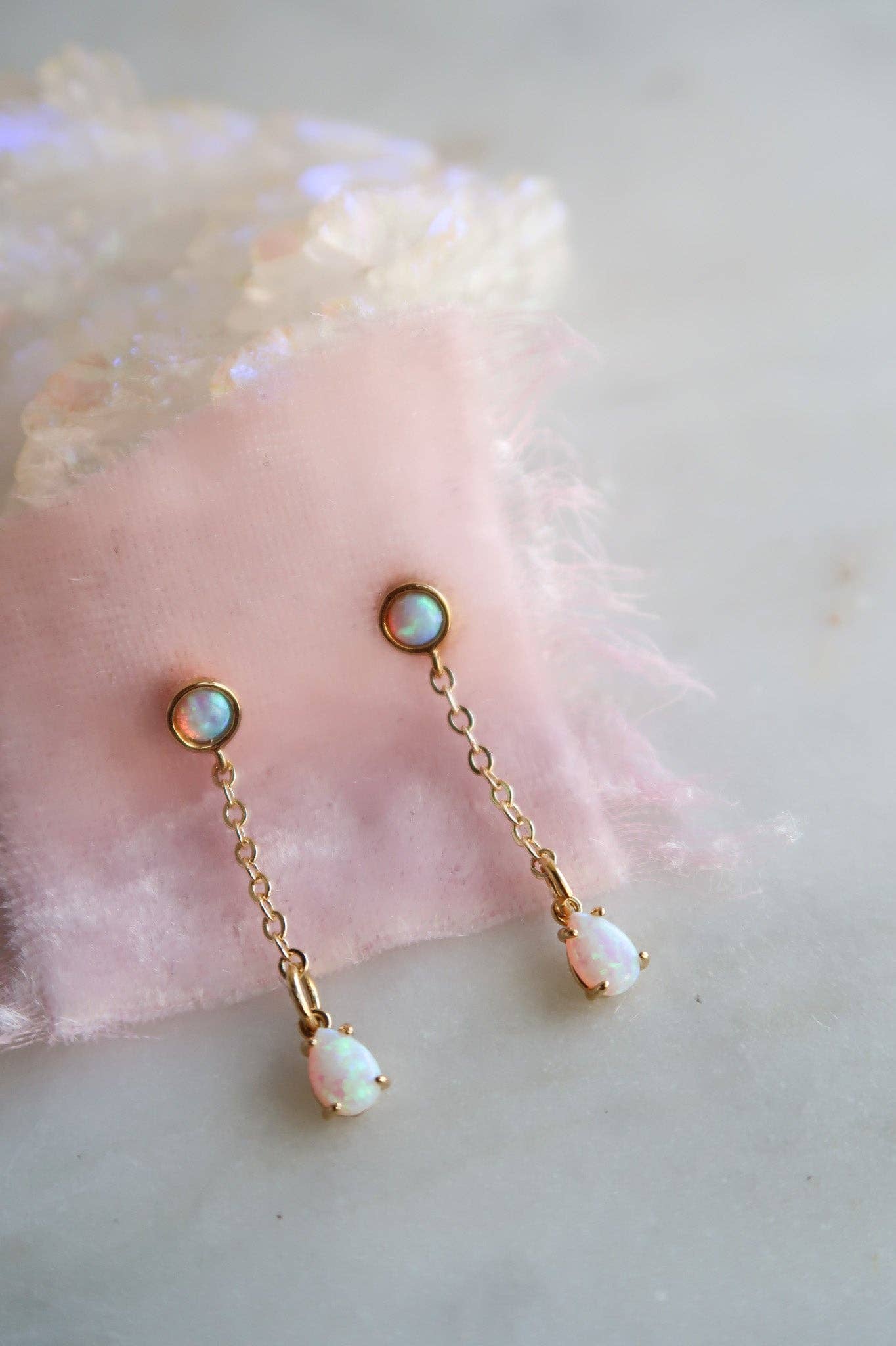 Invisible String Earrings