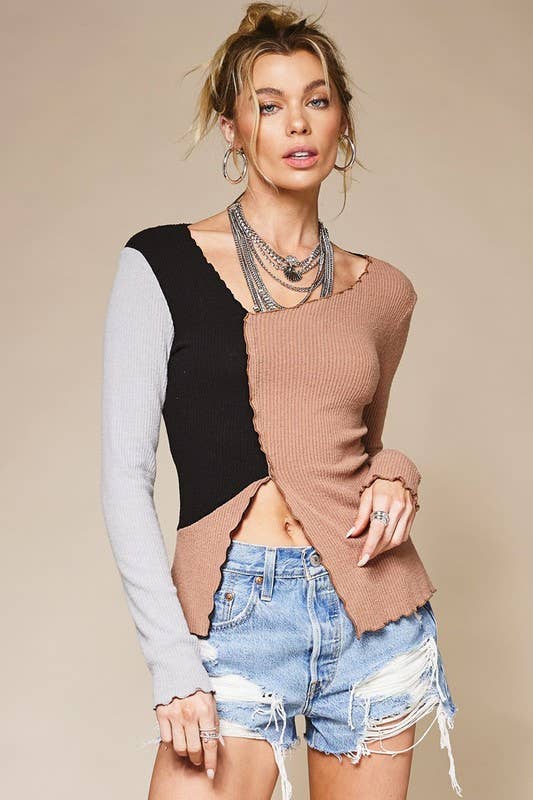 Trinity Multicolor Knit Top