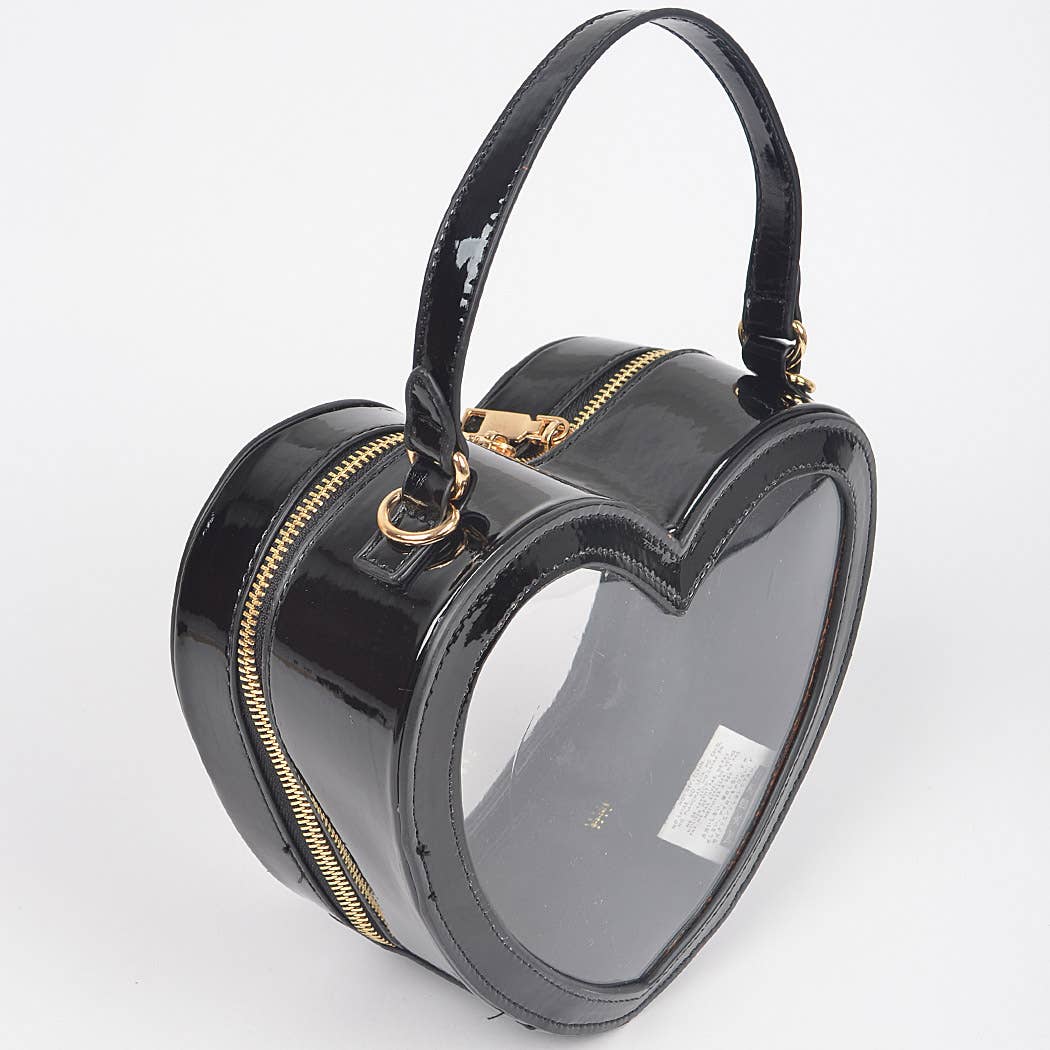 Heart Shape Clear Staduim Bag