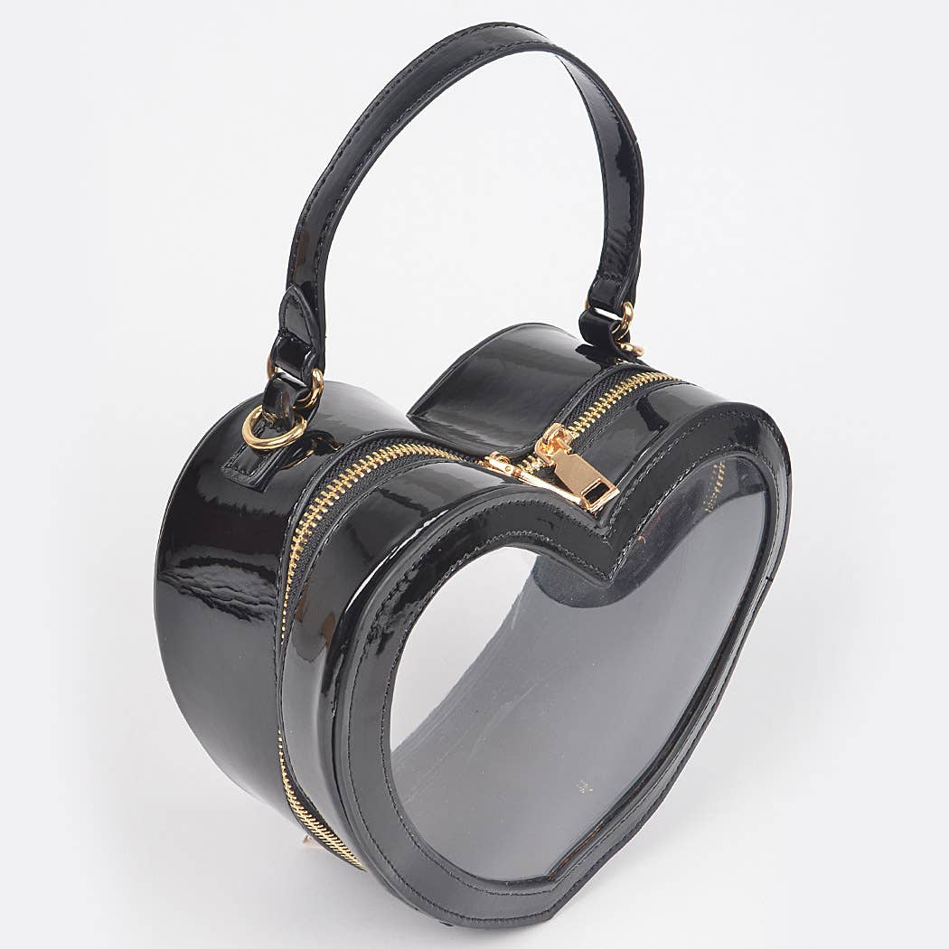 Heart Shape Clear Staduim Bag