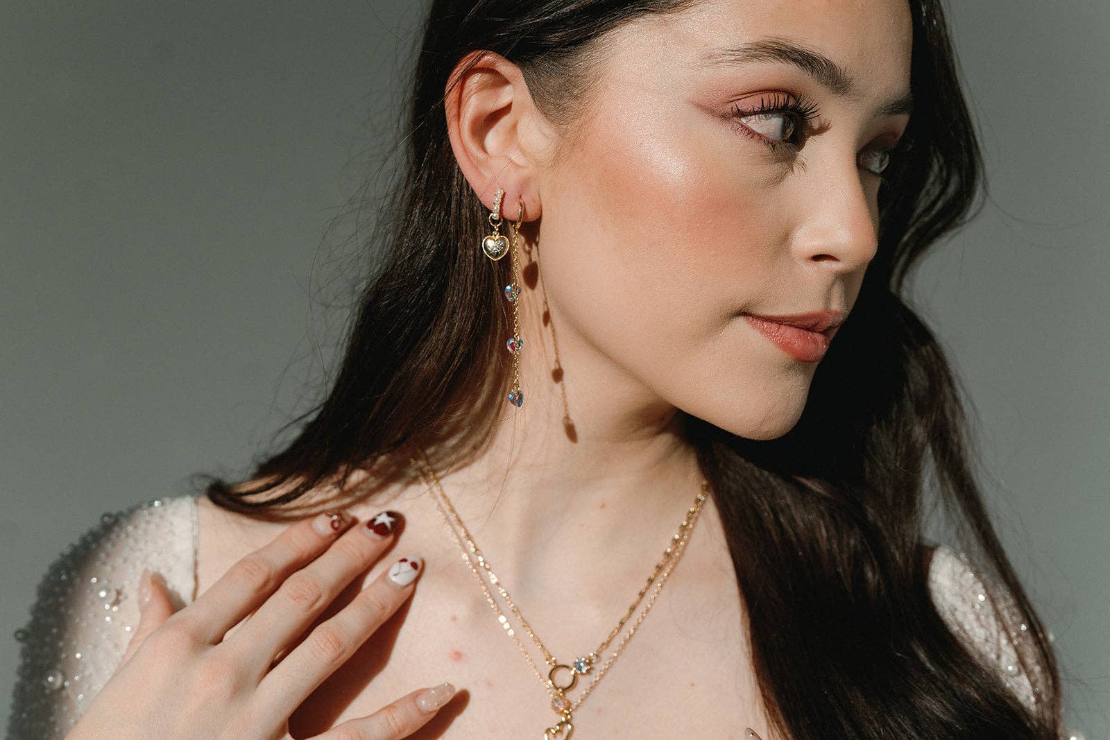 Chain of Hearts Earrings