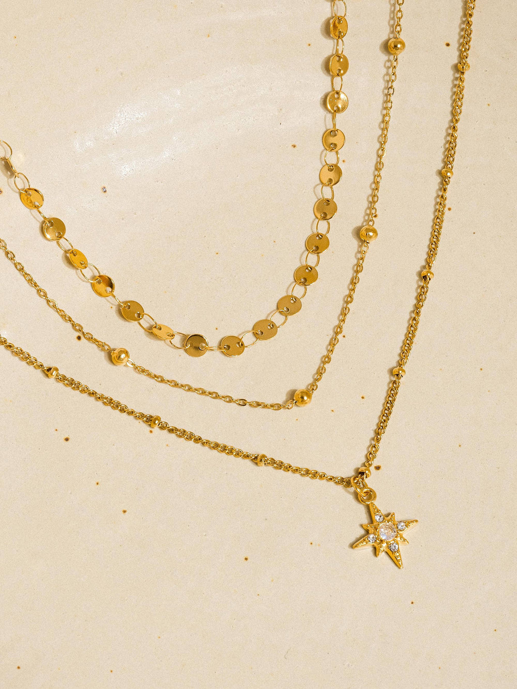 Pascal Layered Star Necklace